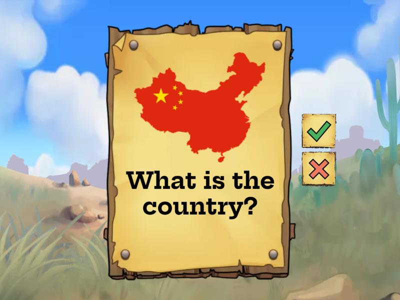 Game: Countries and Nationalities - v2 - Flash cards
