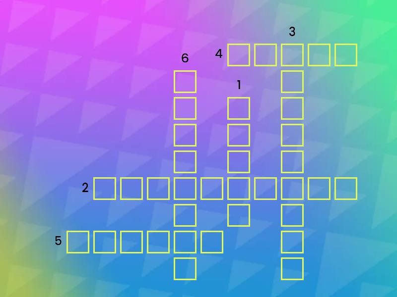 Week 18 Vocabulary Crossword