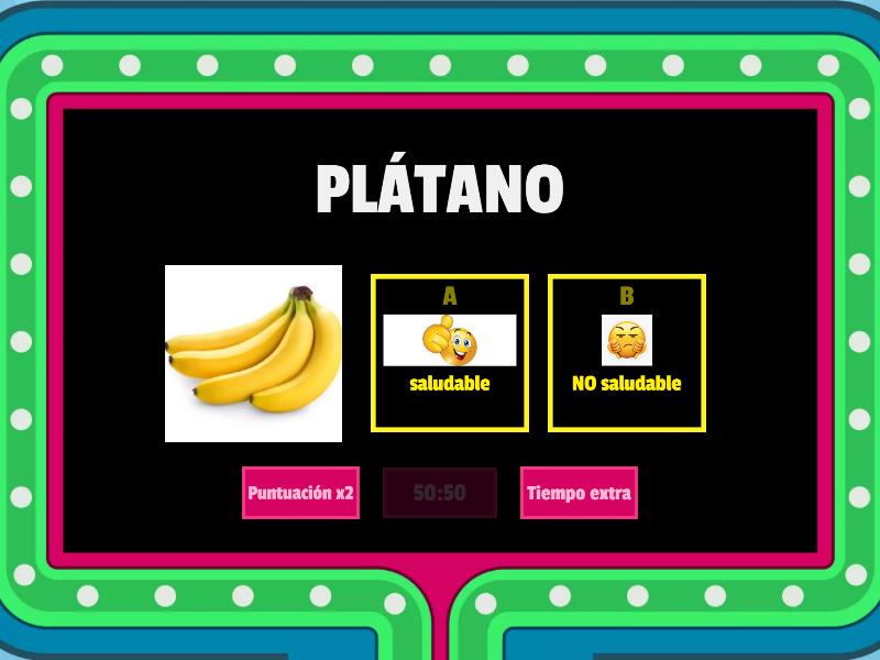 Alimentos Saludables - Gameshow Quiz