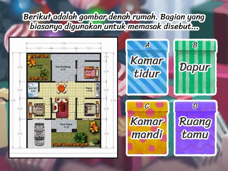 Latihan 1 Denah Rumah - Quiz