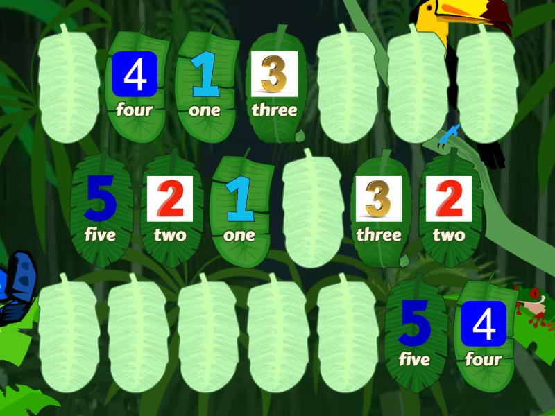 memory numbers - Matching pairs
