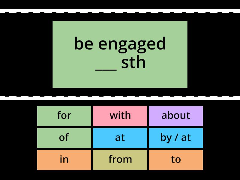 Prepositions - 3 - Find the match