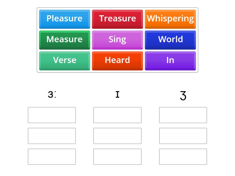Matching - Group sort