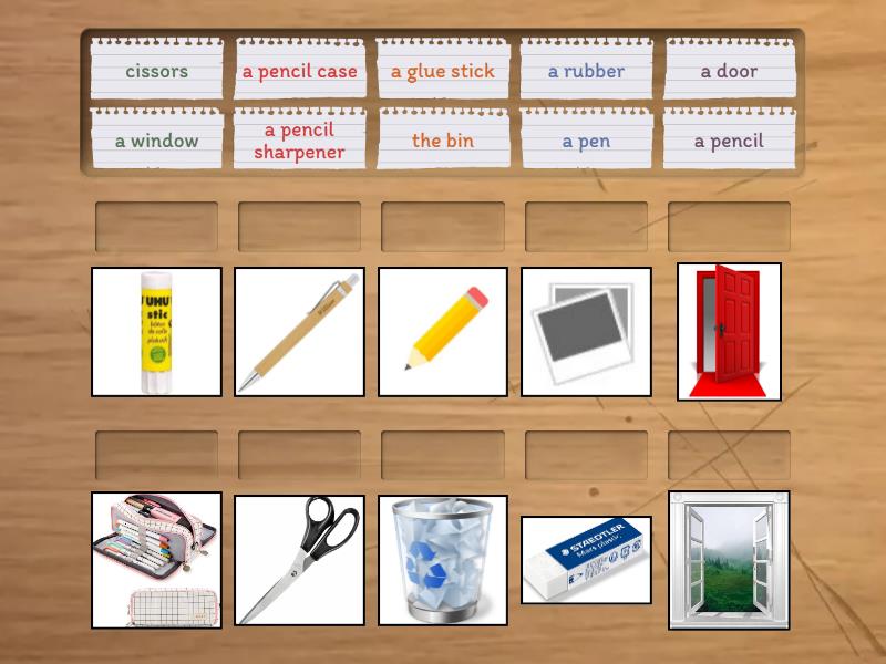 in the classroom... - Match up
