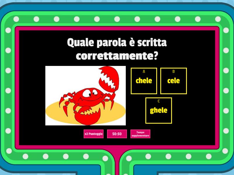 CHI CHE GHI GHE - Maestra Pina - Gameshow quiz