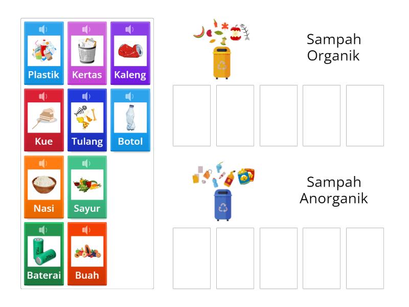 Game Memilah Sampah Penggalang A Group Sort