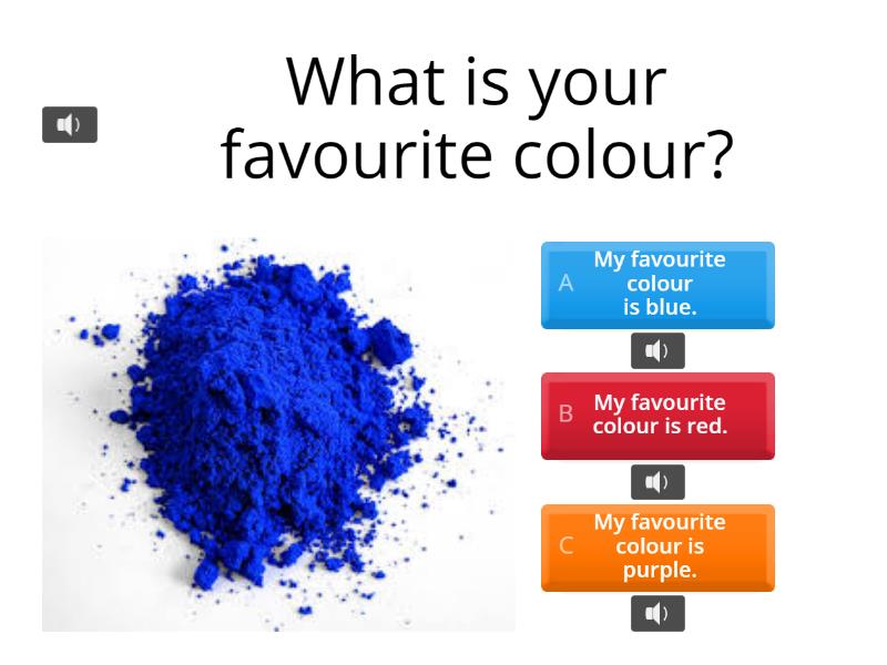 What is your favourite colour? - Quiz