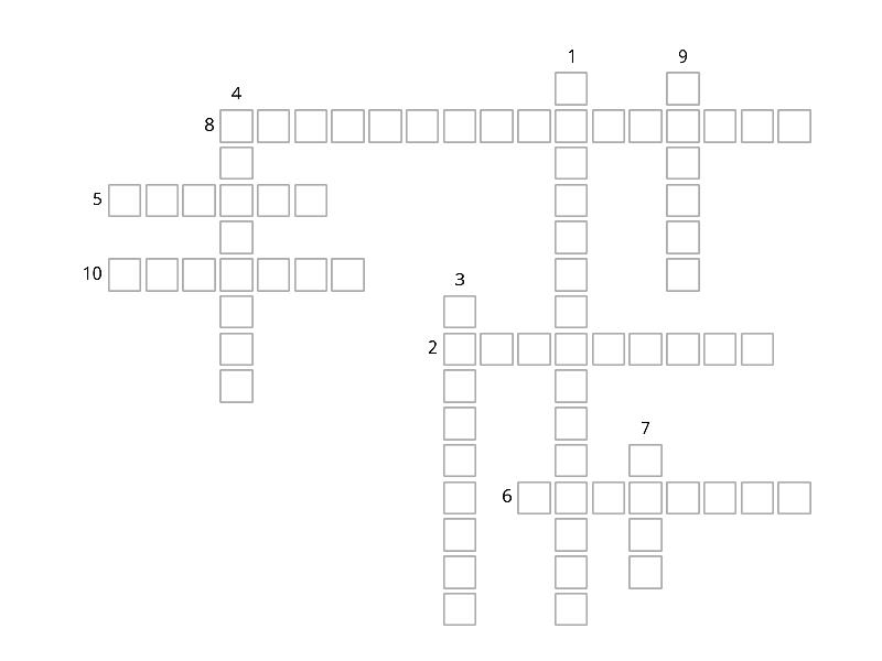 food-wordwall-crossword