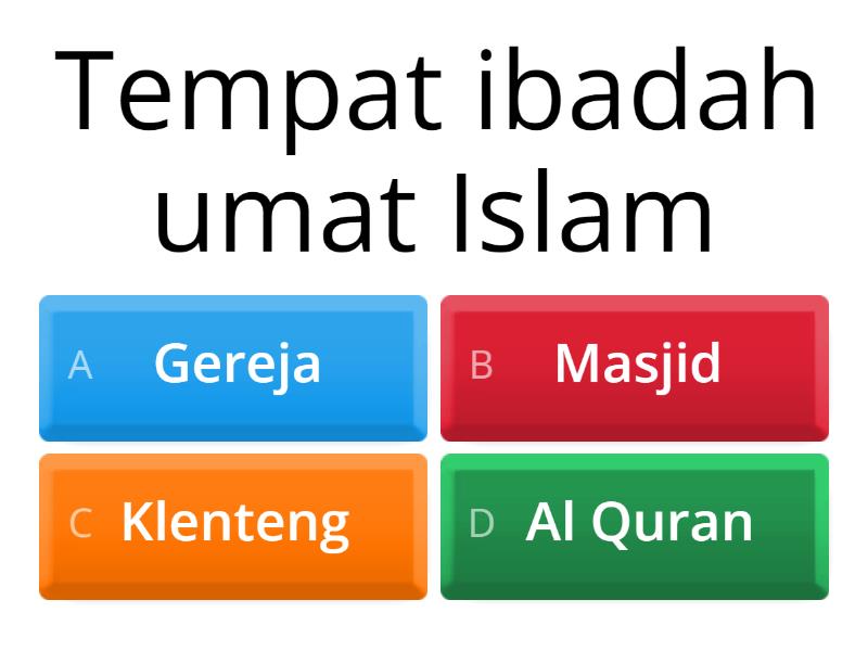 QUIZ SIMBOL KEBERAGAMAN AGAMA - Cuestionario