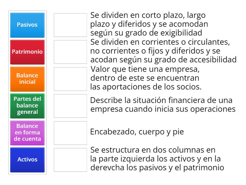 Balance Inicial - Match up