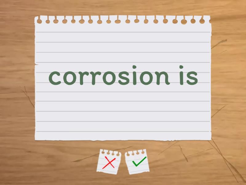 metals properties and corrosion - Flash cards