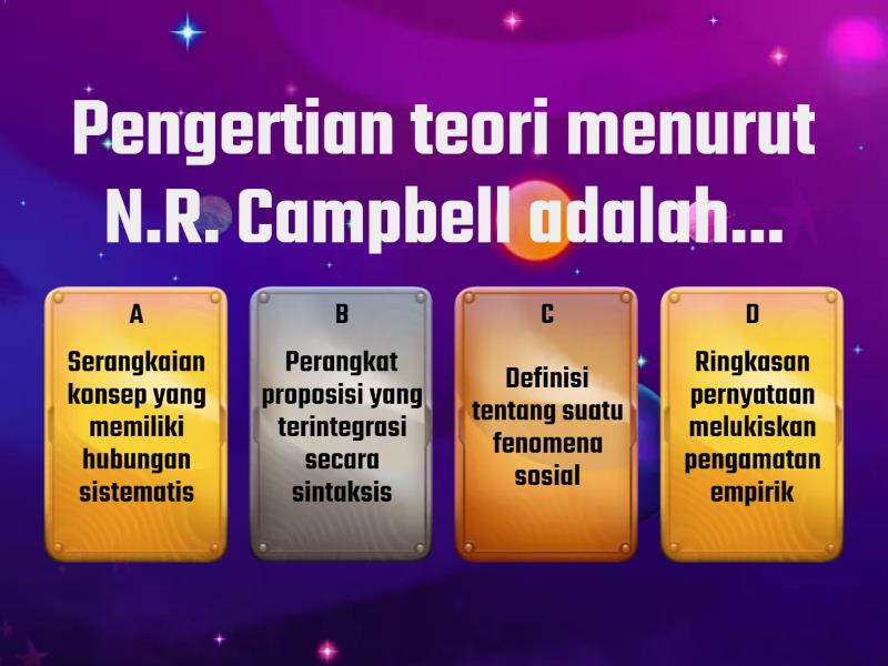 PIK Teori Dasar Pendidikan - Quiz