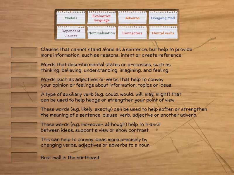 Formal Email Language Features - Match up