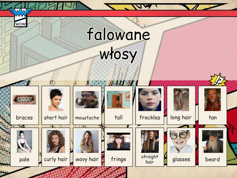 Sprawdzian Unit 5 Klasa 7 Nowa Era Teen Explorer Teen Explorer 7 Unit 2 (Appearance) - Find the match