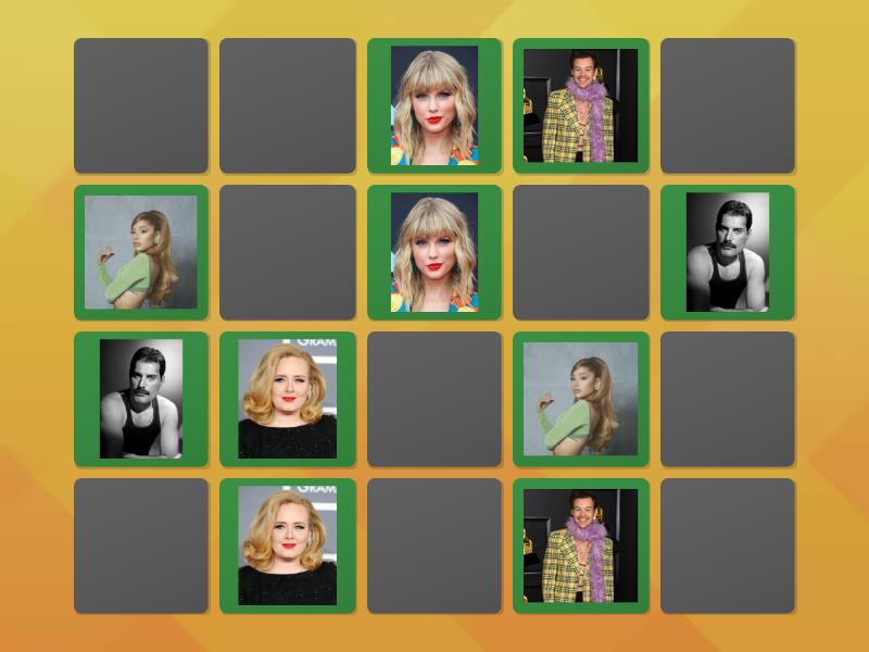 Singers - Matching pairs