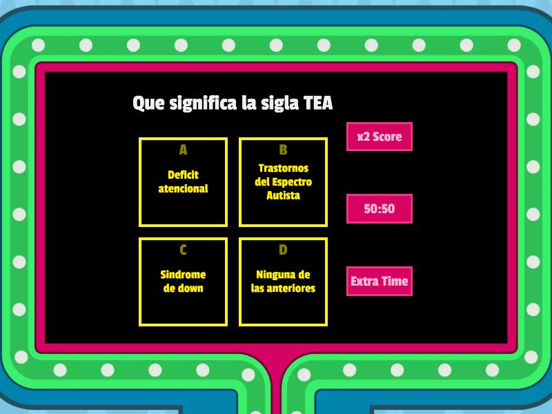 CUANTO SABES DEL TEA - Concurso de preguntas
