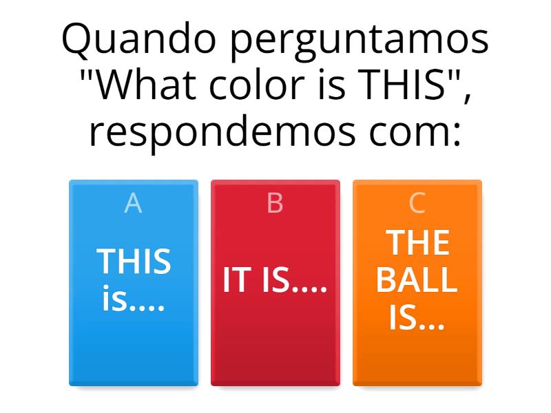 What color is this? What color are these? - Quiz