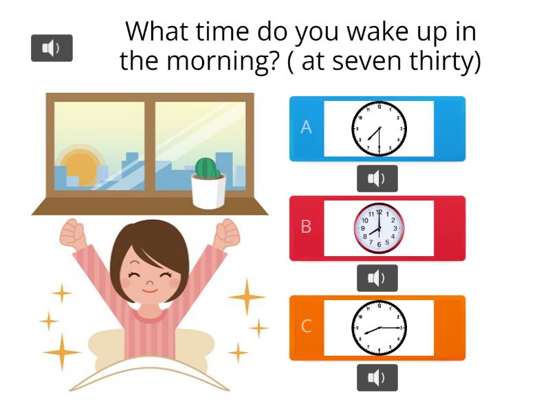 Daily Routine - Quiz
