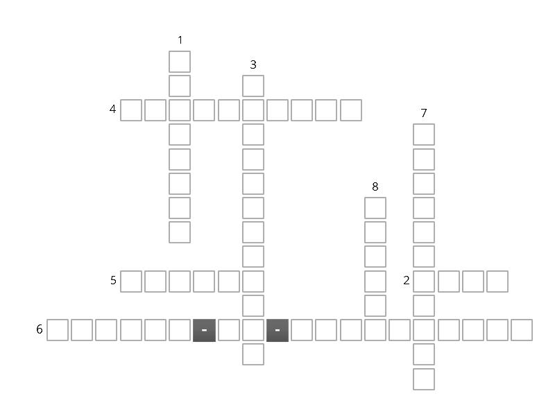 Crucigrama de Repaso - Crossword