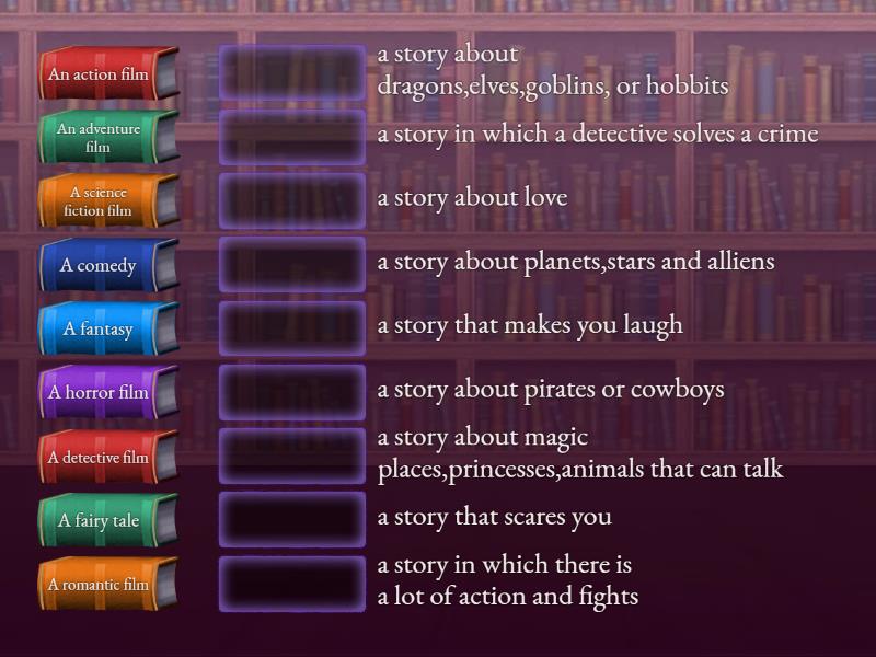 Film Genres Definitions Match Up