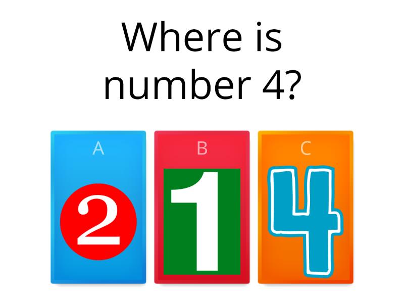 Choose number 4 - Quiz