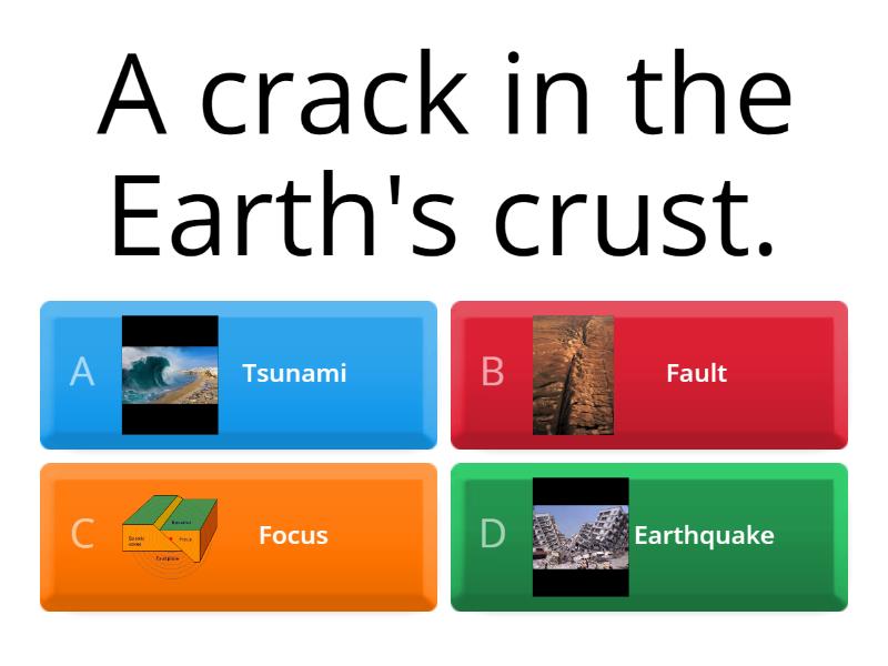 Earthquakes and Faults Quiz