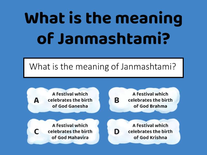 Janmashtami - Quiz