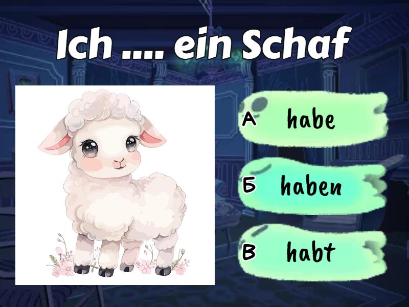 Haben/die Tiere - Quiz