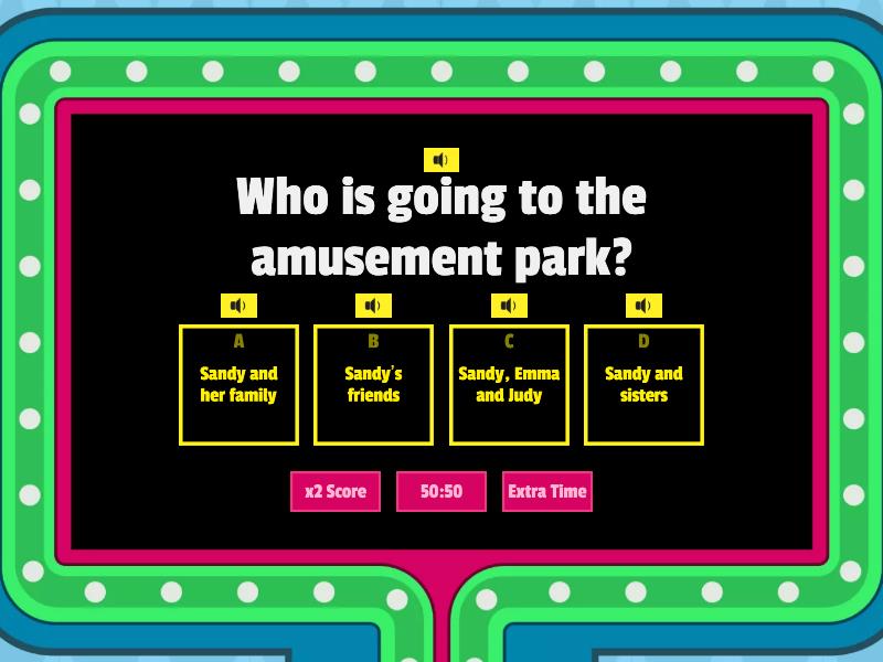 Let’s go to the amusement park! - Gameshow quiz