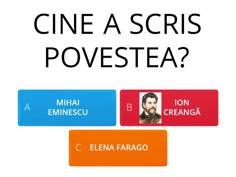 Povestea Punguța cu doi bani de Ion Creangă - Quiz