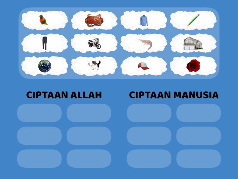 MENGENAL CIPTAAN ALLAH DAN BUATAN MANUSIA - Group Sort