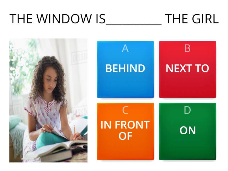 PREPOSITIONS OF PLACE- (Part 1) - Quiz