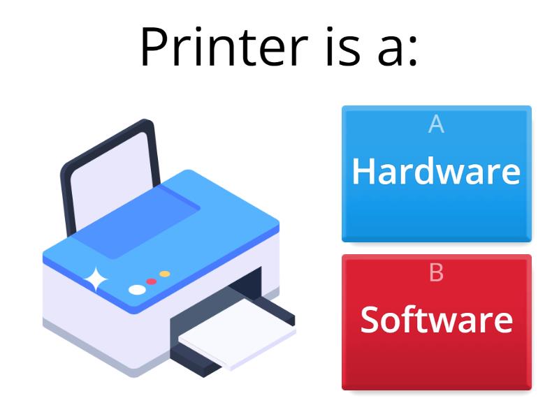 Hardware and software quiz