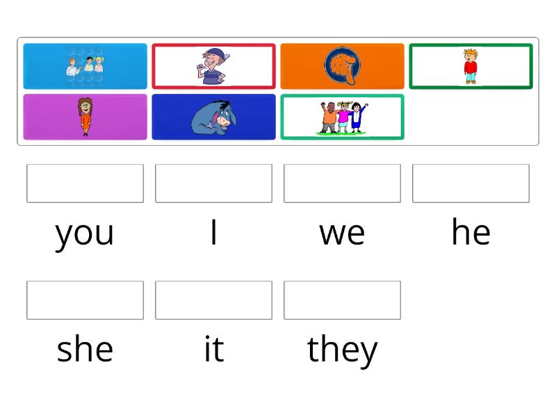 He/she/it/we/you/they - Match up