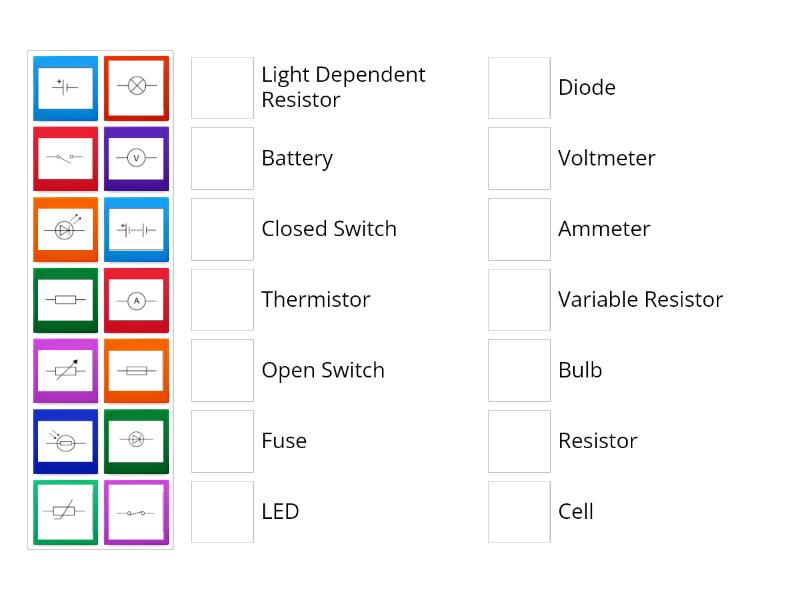 Circuit Symbols - Match up