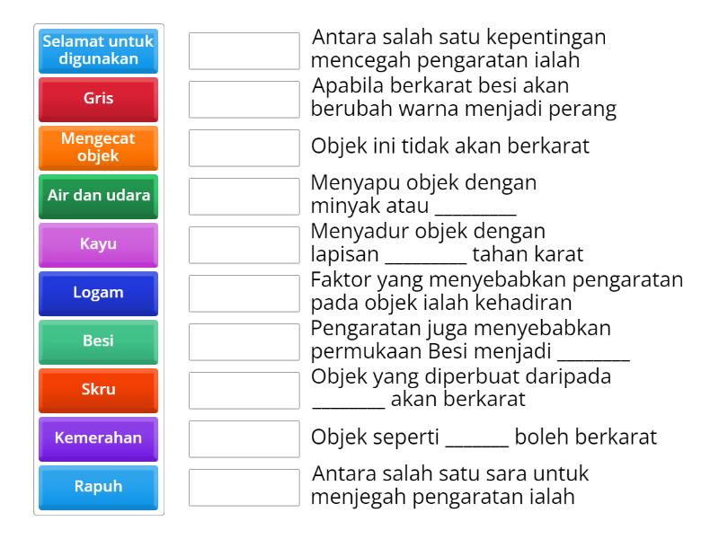 7. PENGARATAN Sains Tahun 5 - Une Las Parejas