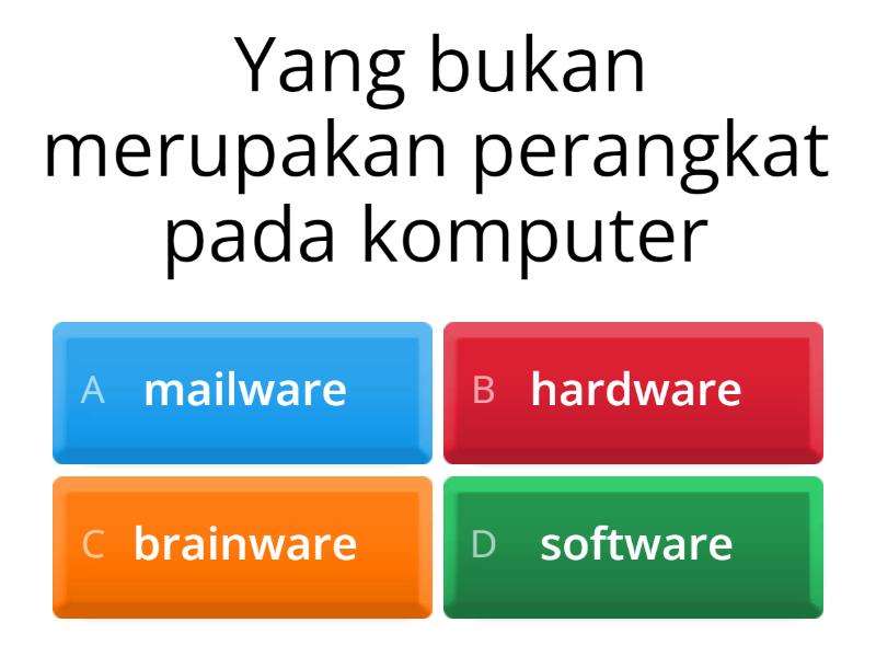 Perangkat Lunak - Quiz