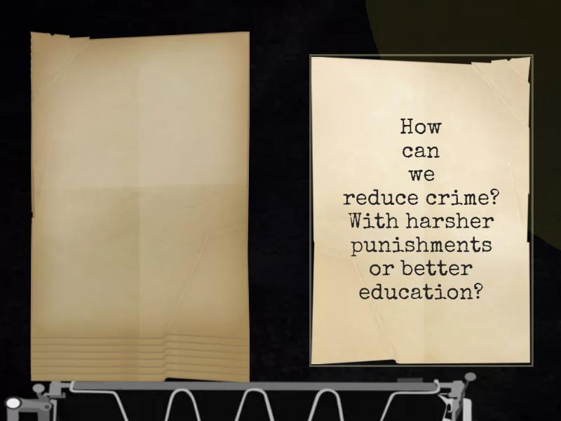 crime speaking - Speaking cards