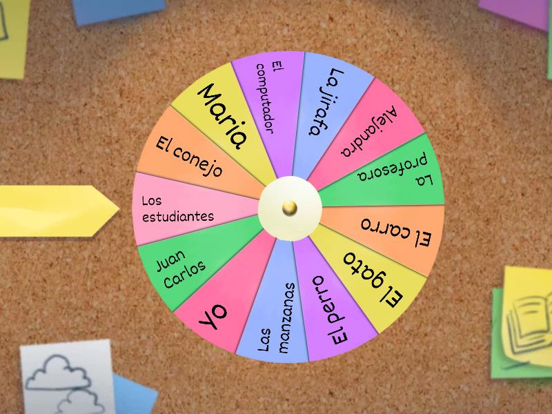 ruleta de sujetos - Random wheel