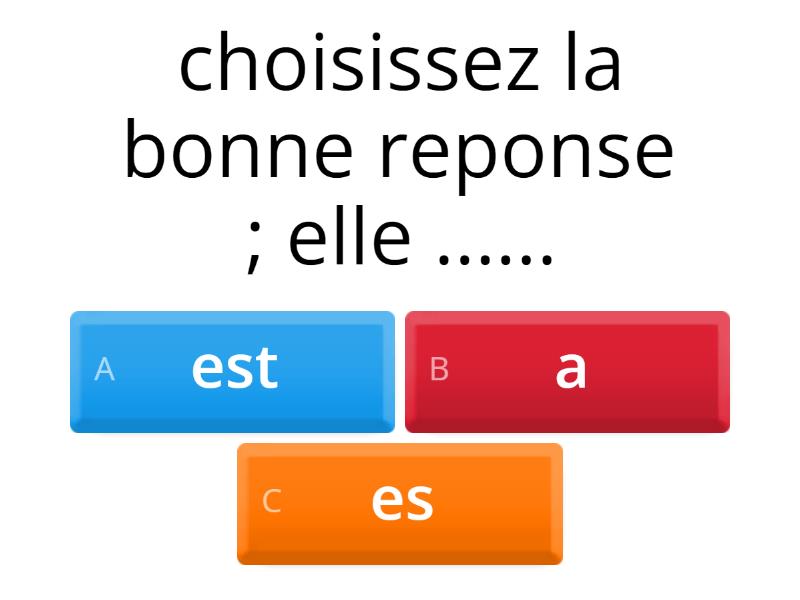 verbe avoir - Quiz
