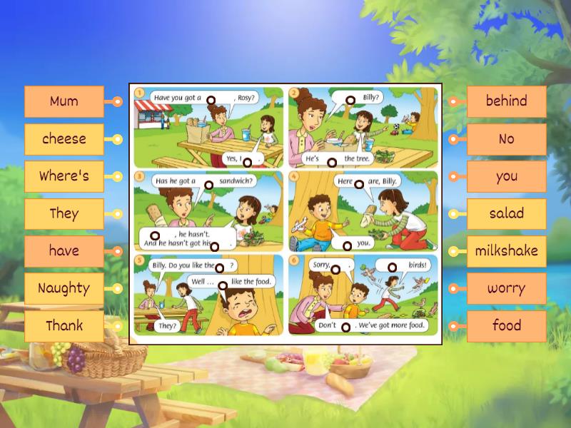 Family and friends 2 Unit 4 Have you got a milkshake? - Diagrama con ...