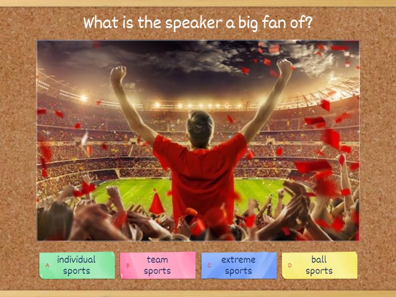 Speaking Class Outdoor Activities Quiz