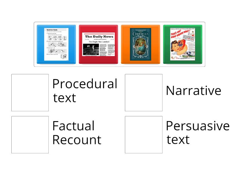 Text Type - Match up