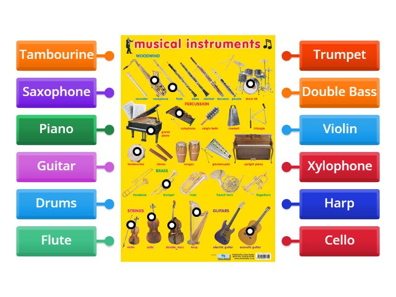 Musical Instruments - Labelled diagram