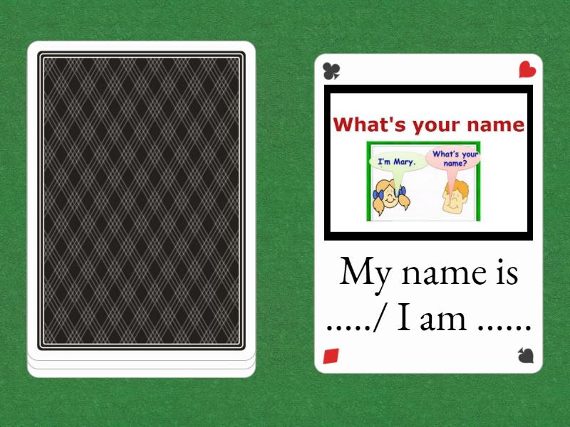 INTRODUCE YOURSELVE - Speaking cards