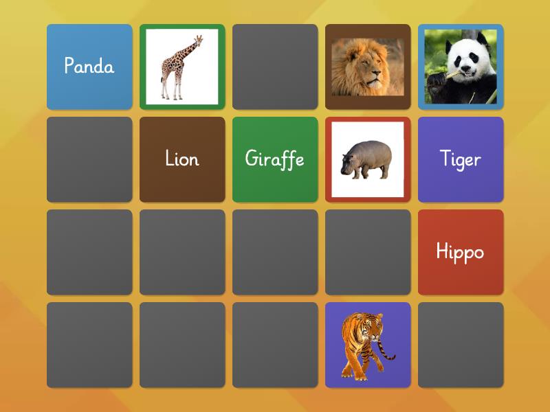 wordwall zoo animals games