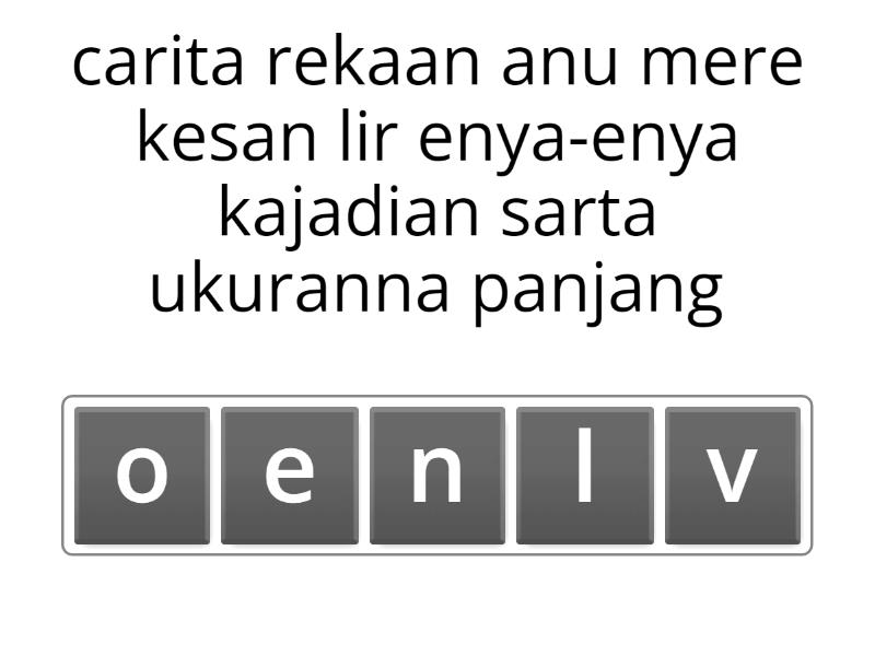 ACAK KATA BAHASA SUNDA - Anagramma