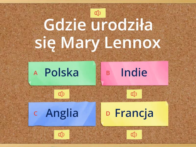 Tajemniczy Ogród Test 4 Klasa Tajemniczy ogród - Test