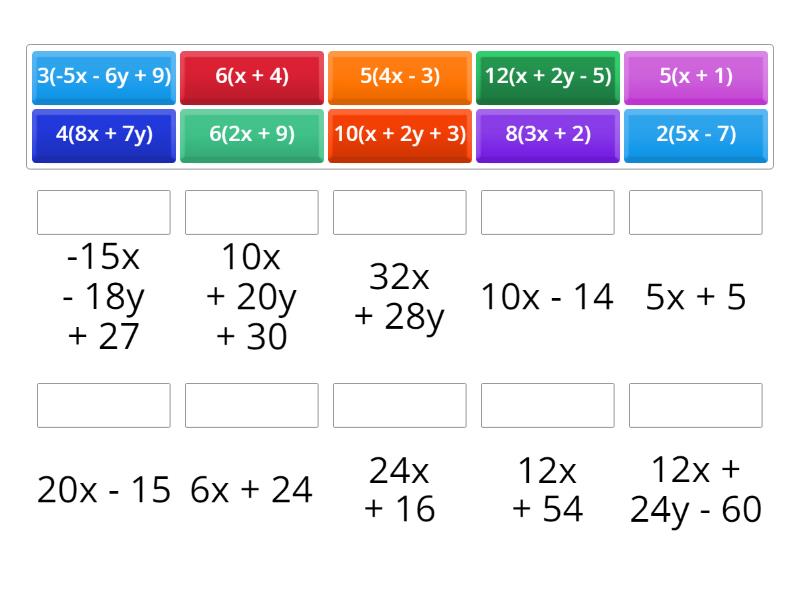 factoring expressions with 4 terms