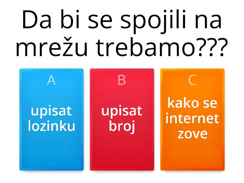 Računalne Mreže - Kviz